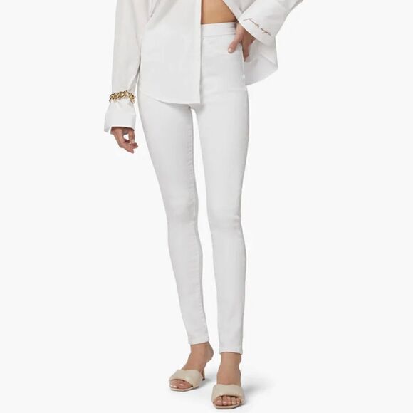Favorite Daughter The Sara High Rise Skinny Jean in White Size 28 NWT - Picture 1 of 12